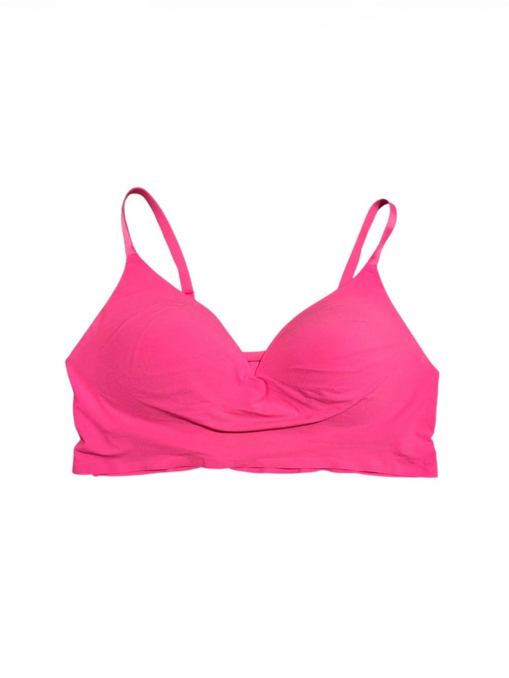 Wireless Seamless Push-up Pink Bra